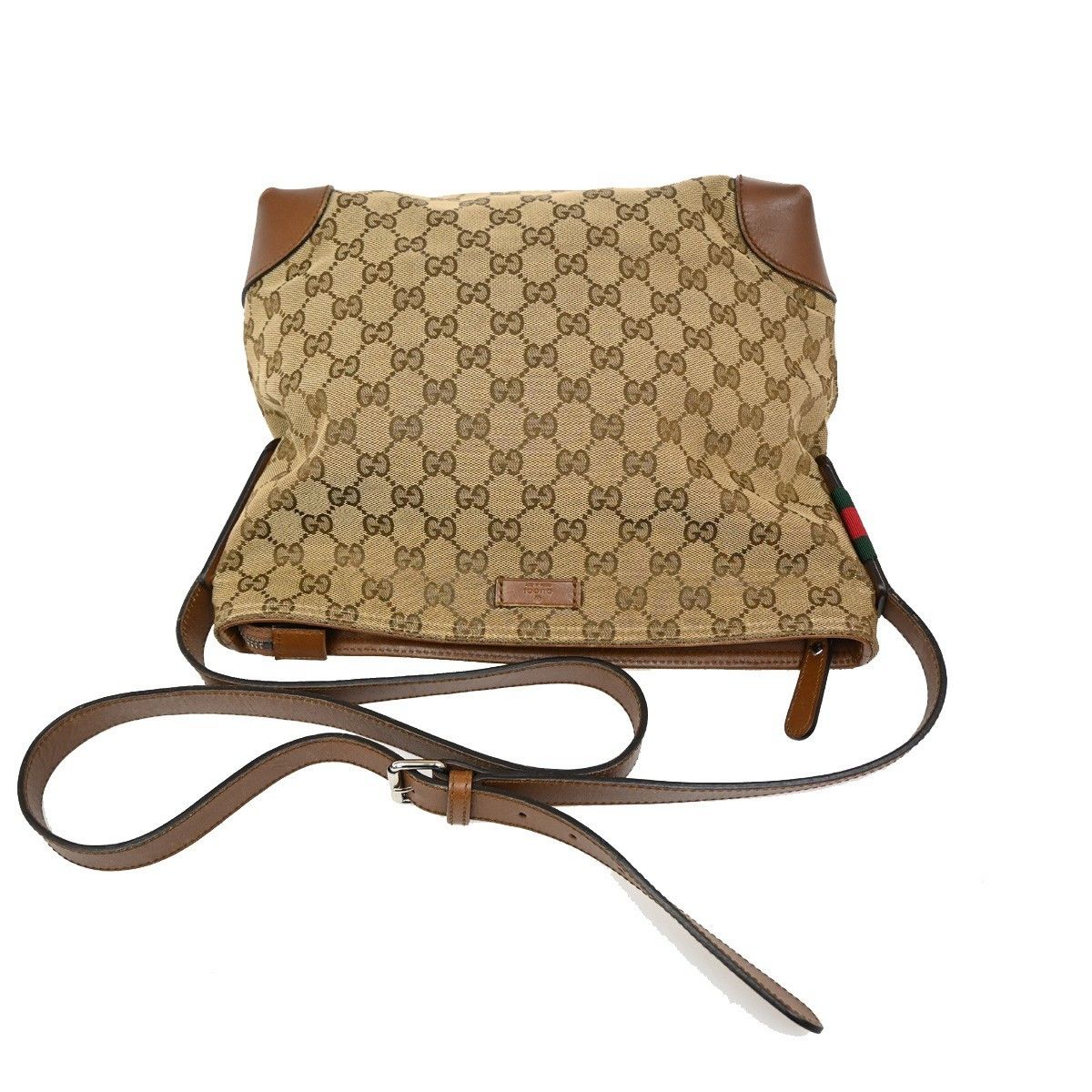 Gucci Gucci Web Loop Shoulder Bag GG Canvas Size ONE SIZE - 8 Thumbnail