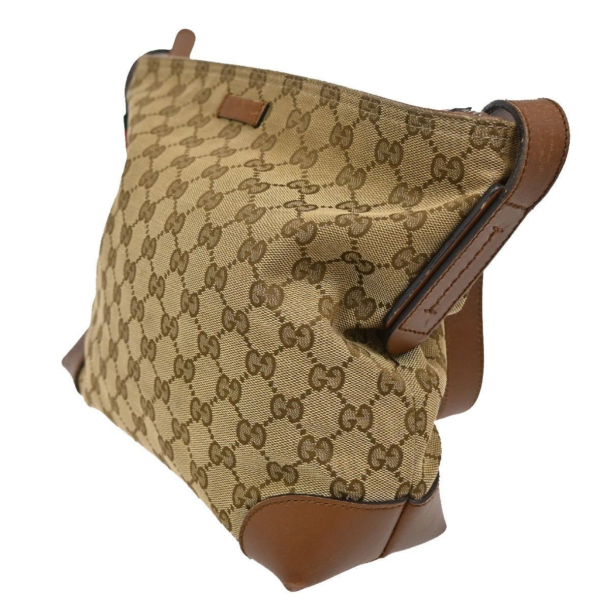 Gucci Gucci Web Loop Shoulder Bag GG Canvas Size ONE SIZE - 3 Thumbnail
