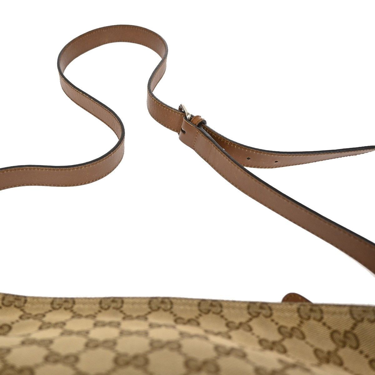 Gucci Gucci Web Loop Shoulder Bag GG Canvas Size ONE SIZE - 10 Thumbnail