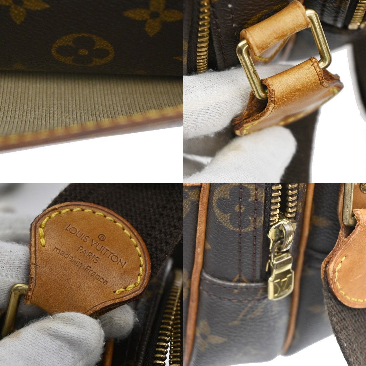 Louis Vuitton Louis Vuitton Reporter Bag Monogram Canvas Size ONE SIZE - 6 Thumbnail