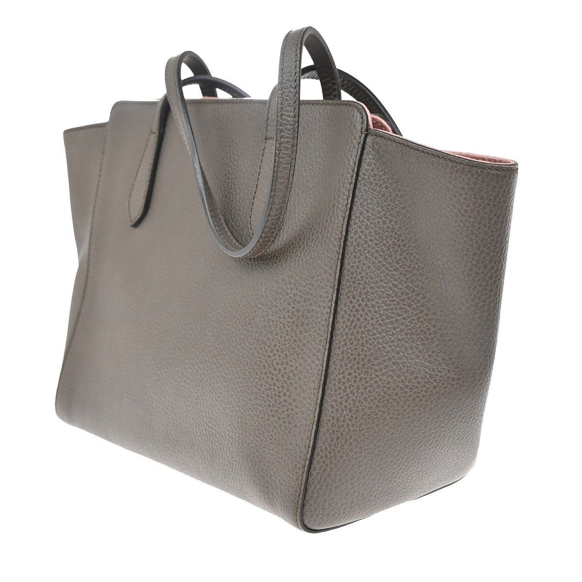 Gucci Gucci Swing Tote Leather Size ONE SIZE - 4 Thumbnail