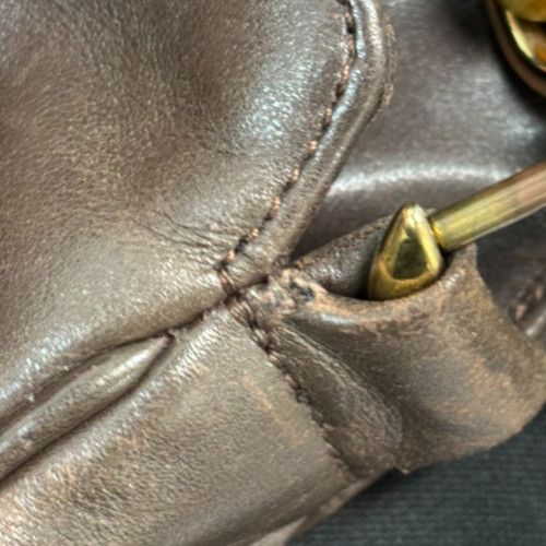 Gucci Gucci Vintage Bamboo Shoulder Bag Leather Size ONE SIZE - 11 Thumbnail