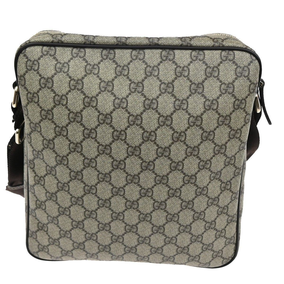 Gucci Gucci Front Zip Messenger GG Coated Canvas Size ONE SIZE - 2 Thumbnail