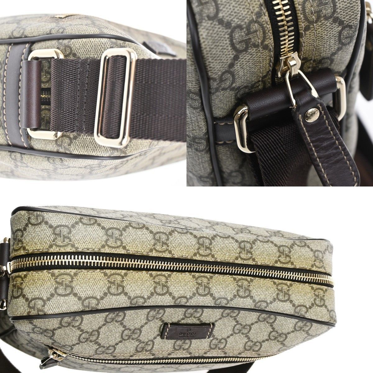 Gucci Gucci Front Zip Messenger GG Coated Canvas Size ONE SIZE - 11 Thumbnail