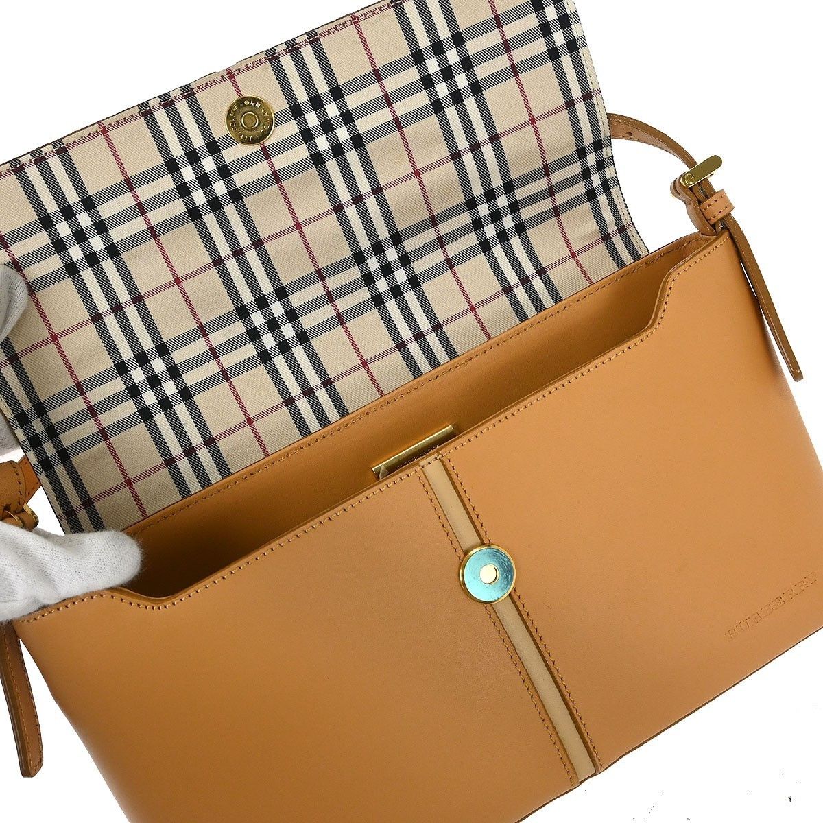 Burberry Burberry Vintage Shoulder Bag Leather Size ONE SIZE - 10 Thumbnail