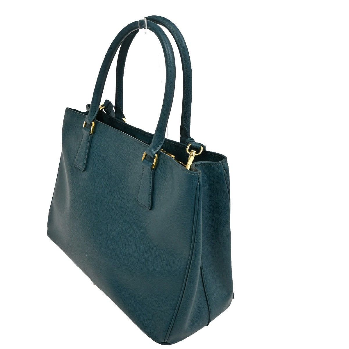 Prada Prada Double Zip Lux Tote Saffiano Leather Size ONE SIZE - 4 Thumbnail