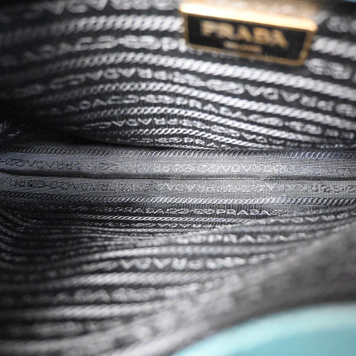 Prada Prada Double Zip Lux Tote Saffiano Leather Size ONE SIZE - 16 Thumbnail