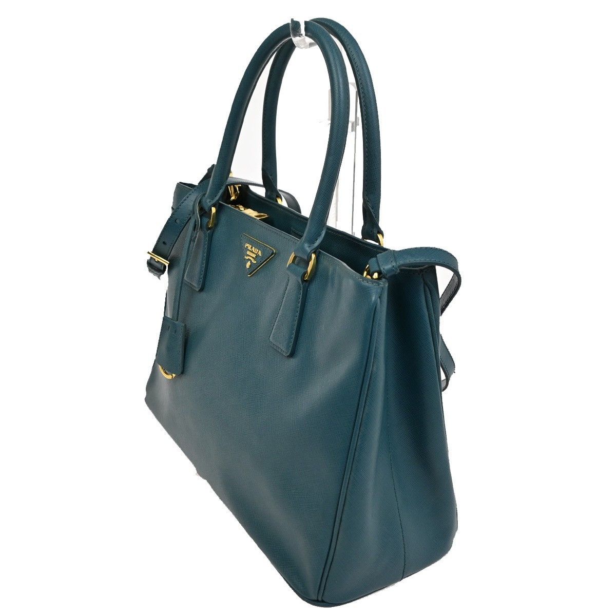 Prada Prada Double Zip Lux Tote Saffiano Leather Size ONE SIZE - 3 Thumbnail