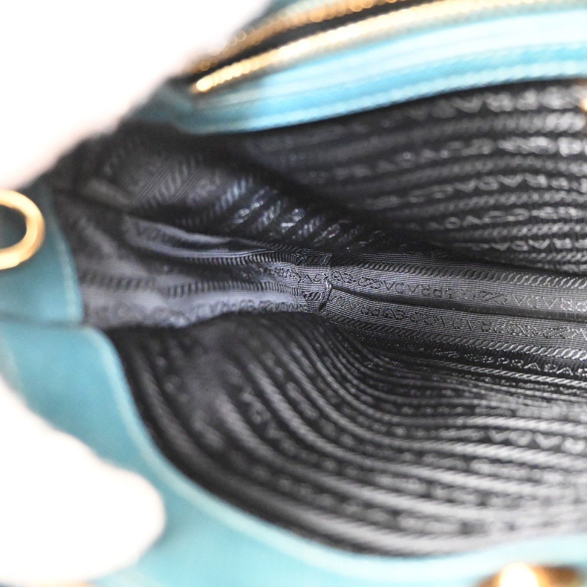 Prada Prada Double Zip Lux Tote Saffiano Leather Size ONE SIZE - 17 Thumbnail