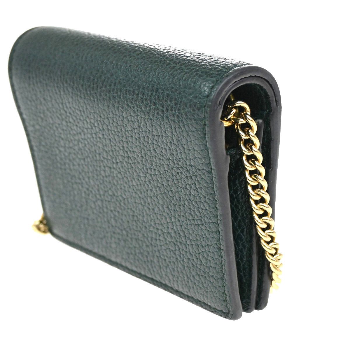 Gucci Gucci Zumi Chain Card Case Leather Size ONE SIZE - 4 Thumbnail