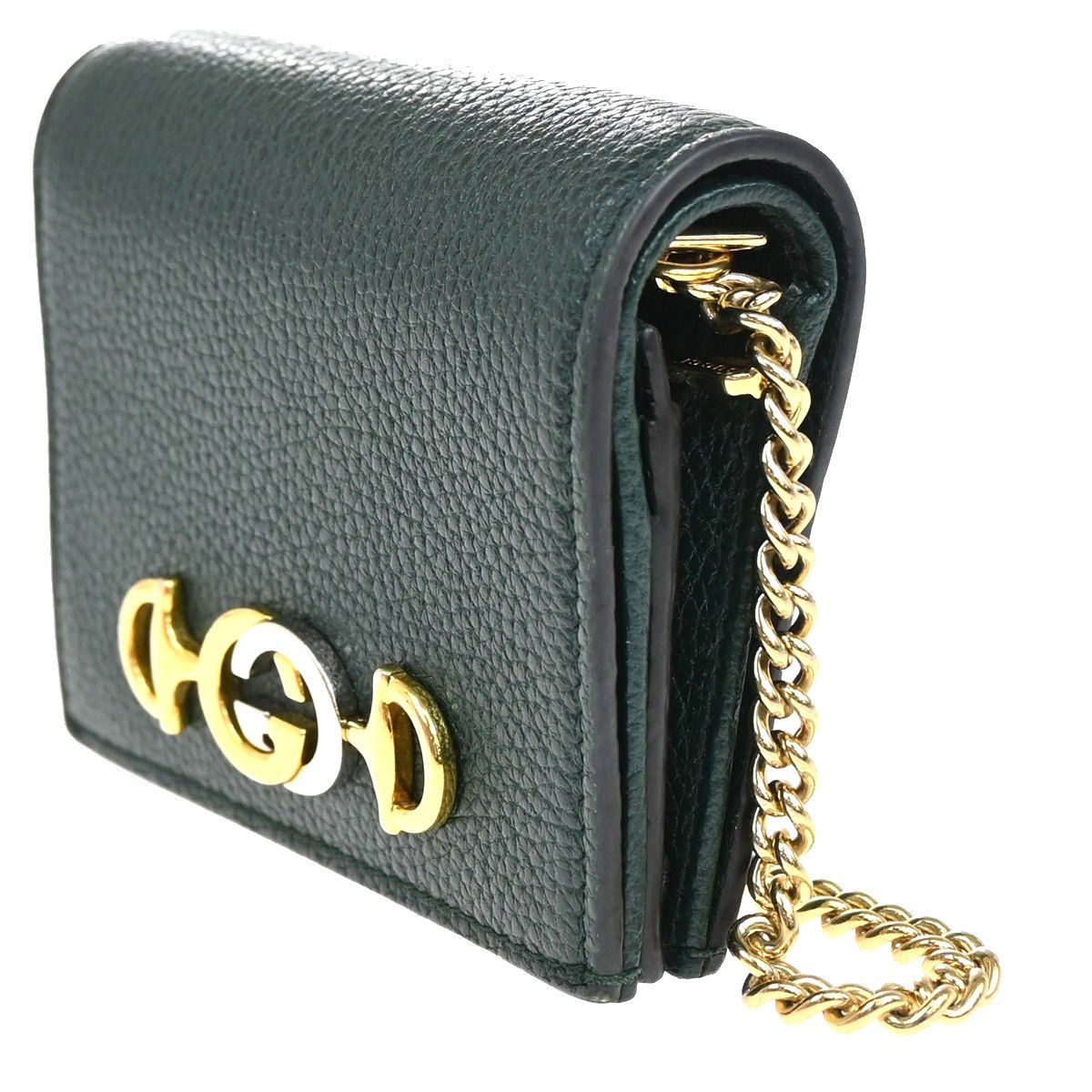 Gucci Gucci Zumi Chain Card Case Leather Size ONE SIZE - 3 Thumbnail