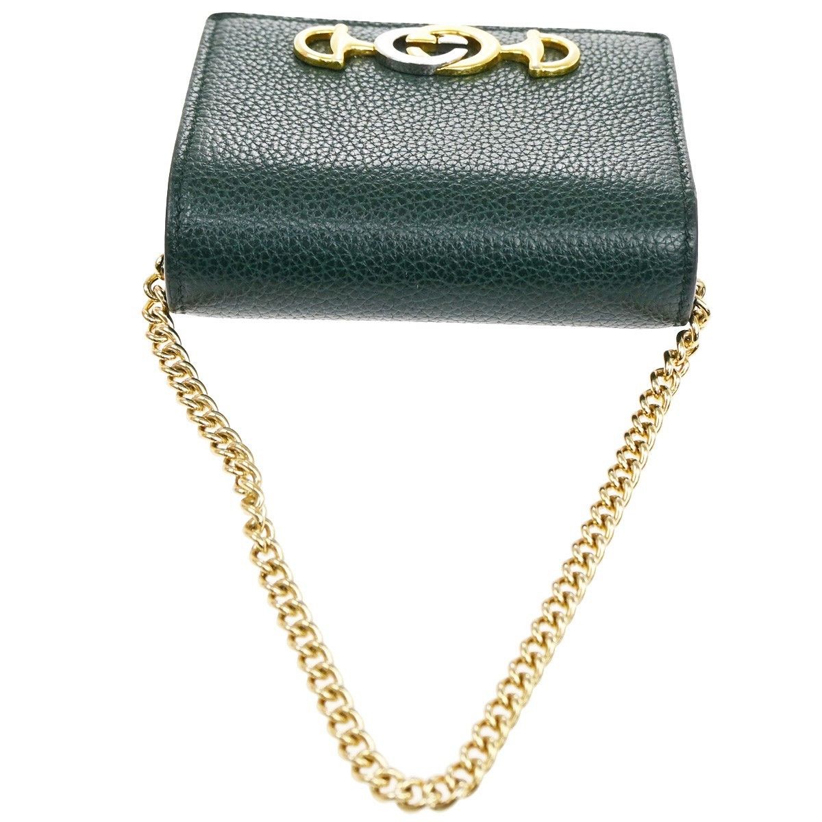 Gucci Gucci Zumi Chain Card Case Leather Size ONE SIZE - 8 Thumbnail