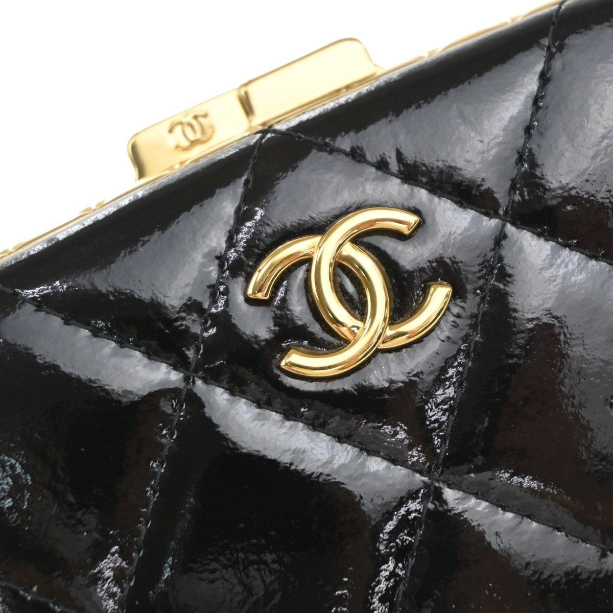 Chanel Chanel Framed Box Clutch with Chain Quilted Patent Size ONE SIZE - 12 Thumbnail