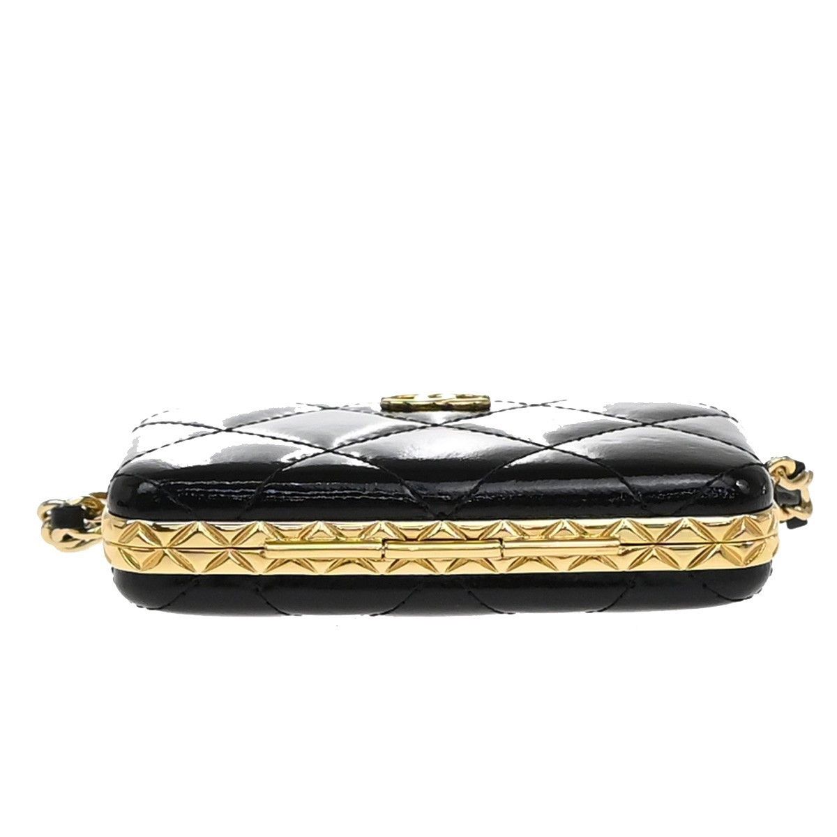 Chanel Chanel Framed Box Clutch with Chain Quilted Patent Size ONE SIZE - 13 Thumbnail