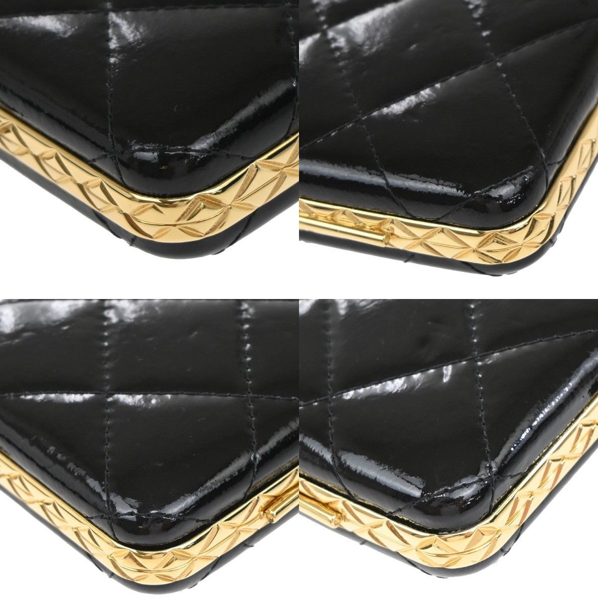 Chanel Chanel Framed Box Clutch with Chain Quilted Patent Size ONE SIZE - 9 Thumbnail
