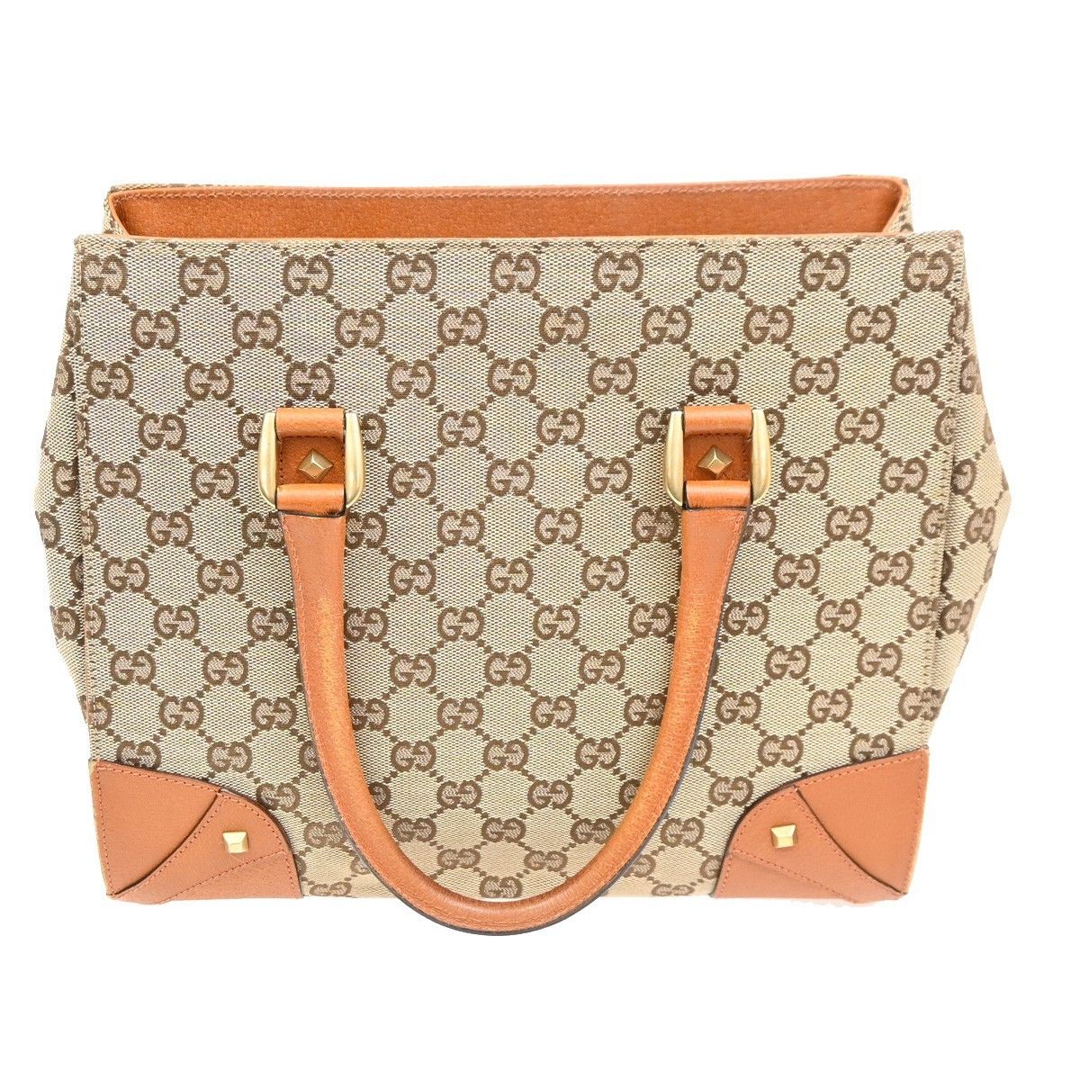 Gucci Gucci Nailhead Tote GG Canvas Size ONE SIZE - 2 Thumbnail