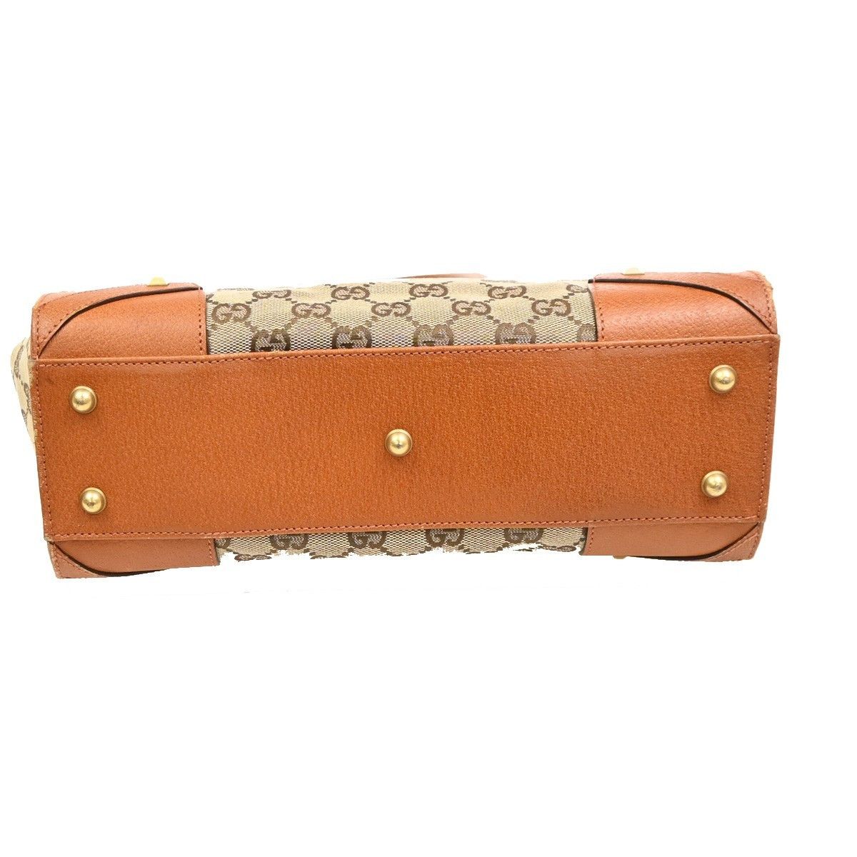 Gucci Gucci Nailhead Tote GG Canvas Size ONE SIZE - 15 Thumbnail