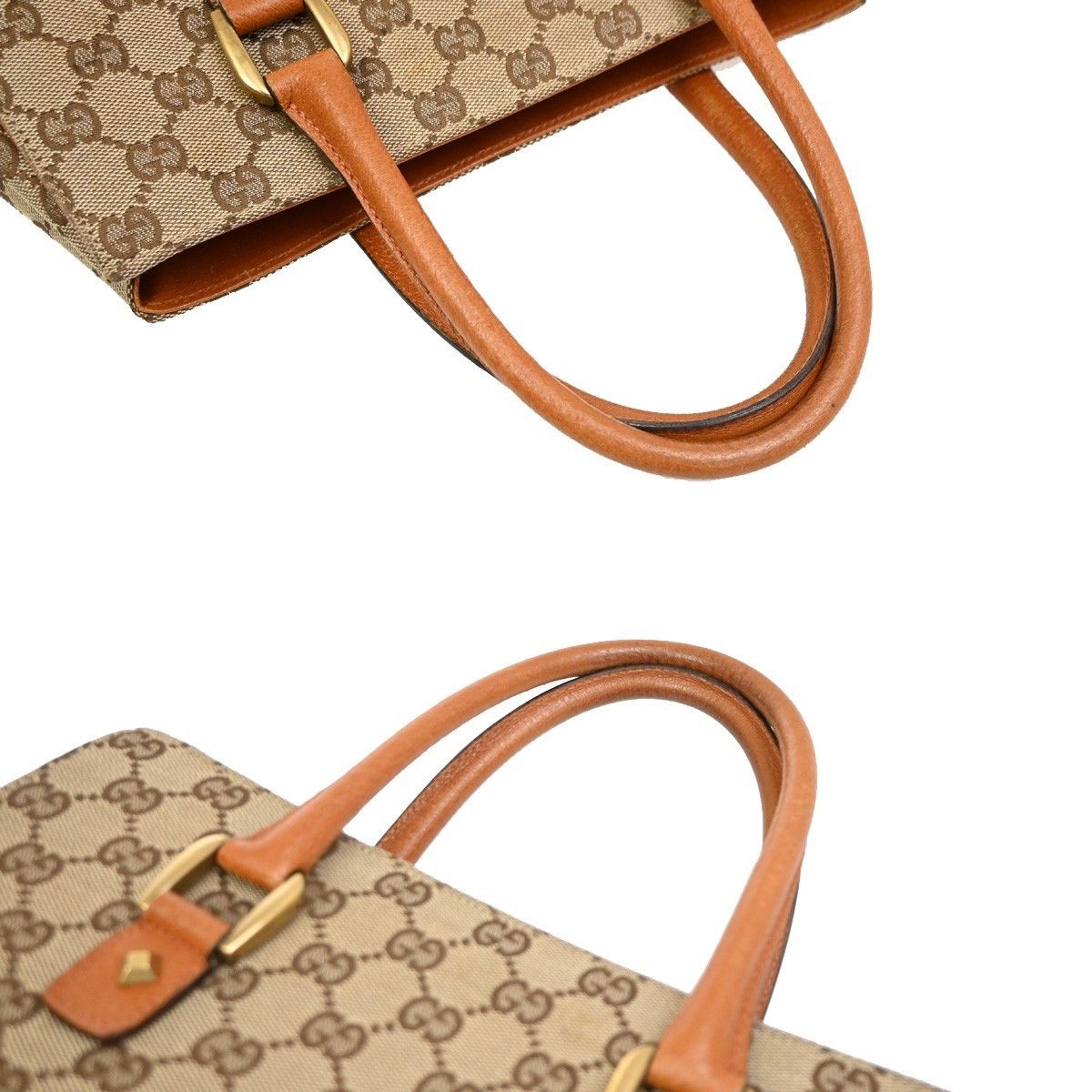 Gucci Gucci Nailhead Tote GG Canvas Size ONE SIZE - 12 Thumbnail