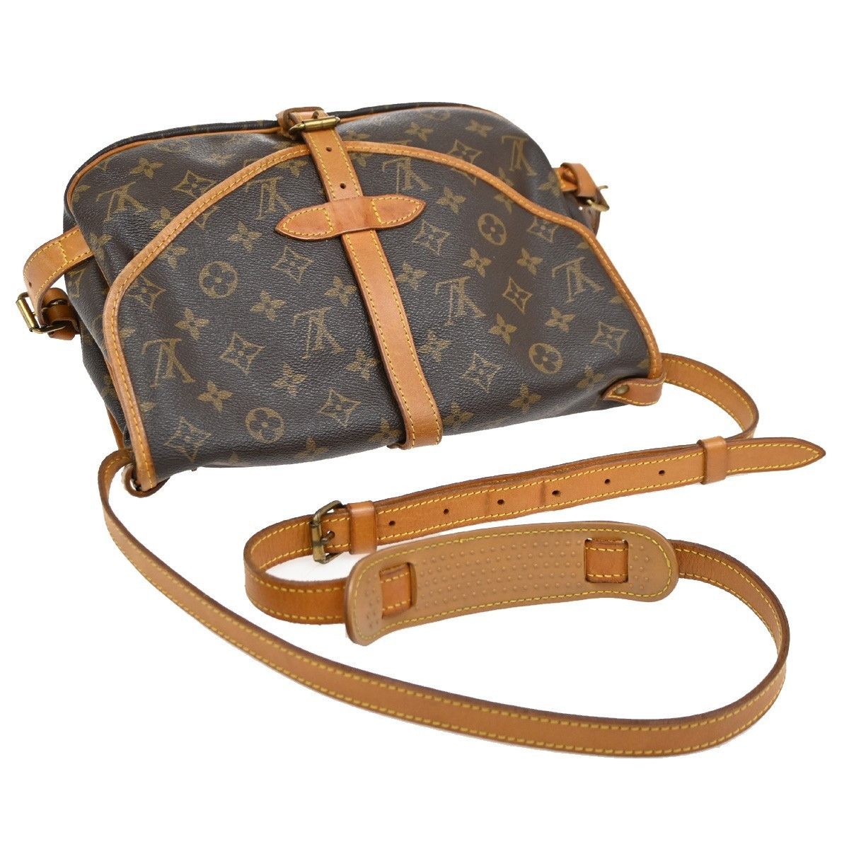 Louis Vuitton Louis Vuitton Saumur Handbag Monogram Canvas Size ONE SIZE - 11 Thumbnail