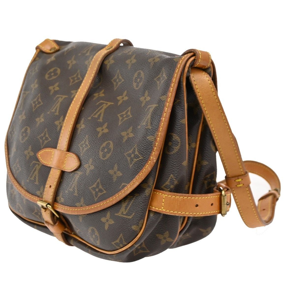 Louis Vuitton Louis Vuitton Saumur Handbag Monogram Canvas Size ONE SIZE - 4 Thumbnail