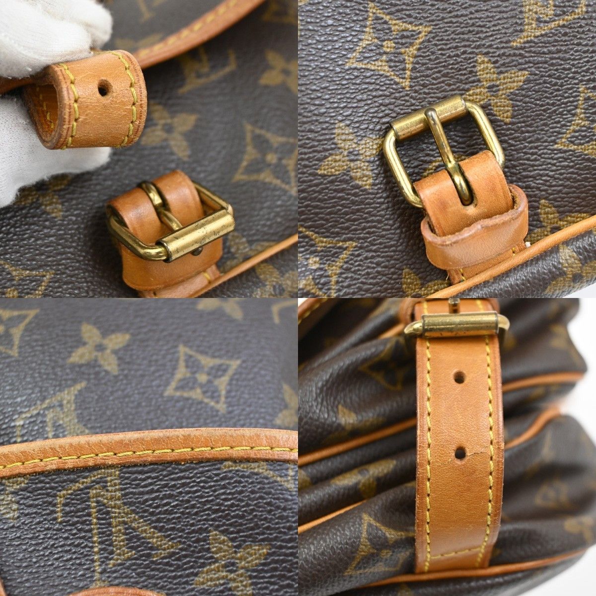Louis Vuitton Louis Vuitton Saumur Handbag Monogram Canvas Size ONE SIZE - 10 Thumbnail
