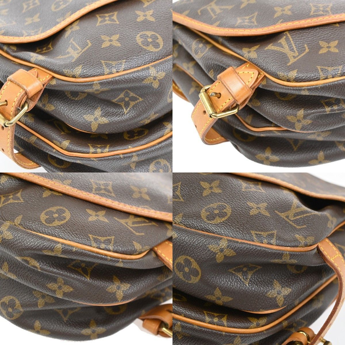 Louis Vuitton Louis Vuitton Saumur Handbag Monogram Canvas Size ONE SIZE - 9 Thumbnail