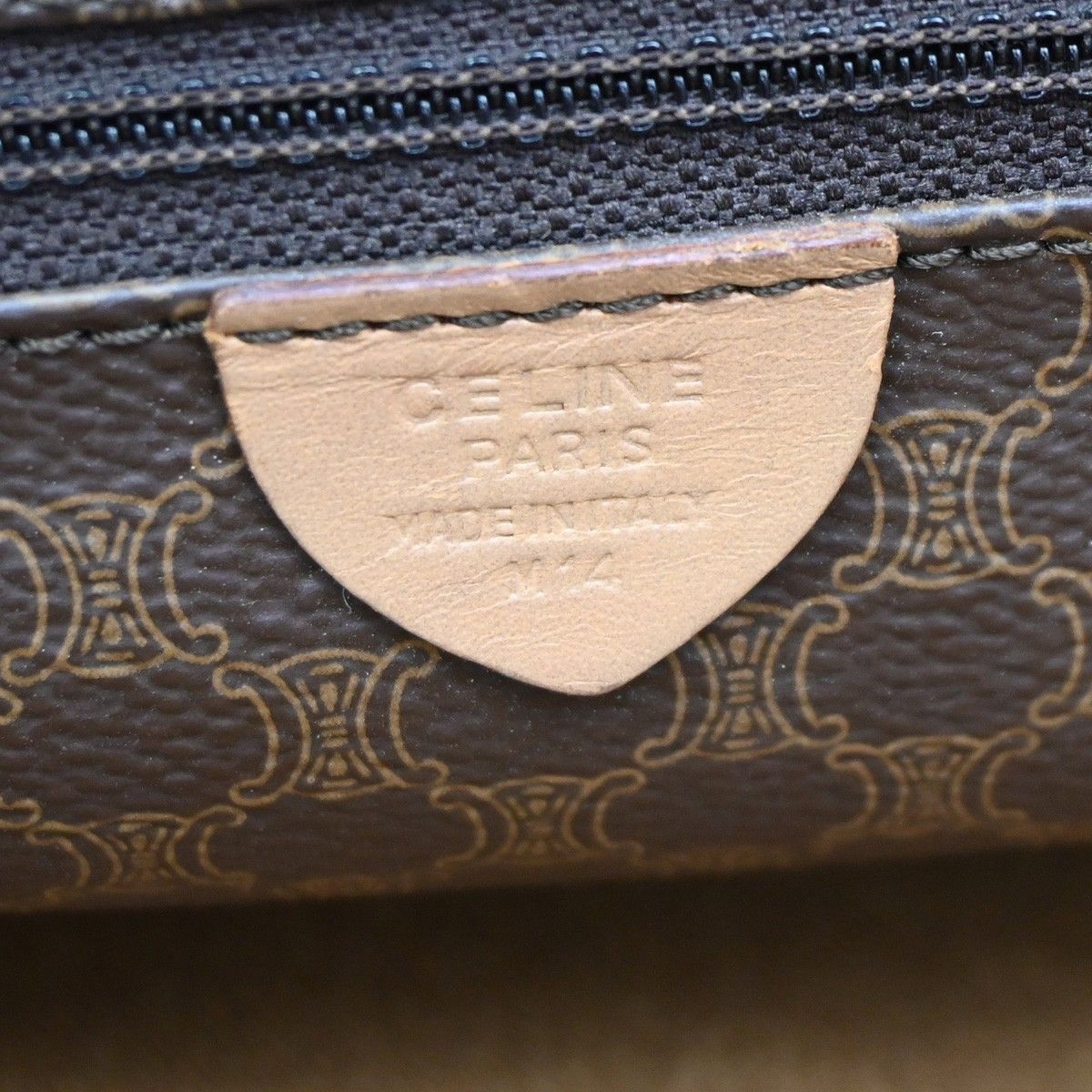 Celine Celine Vintage Macadam Tote bag Canvas and Leather Size ONE SIZE - 6 Thumbnail