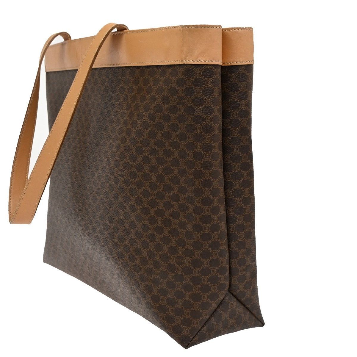 Celine Celine Vintage Macadam Tote bag Canvas and Leather Size ONE SIZE - 4 Thumbnail