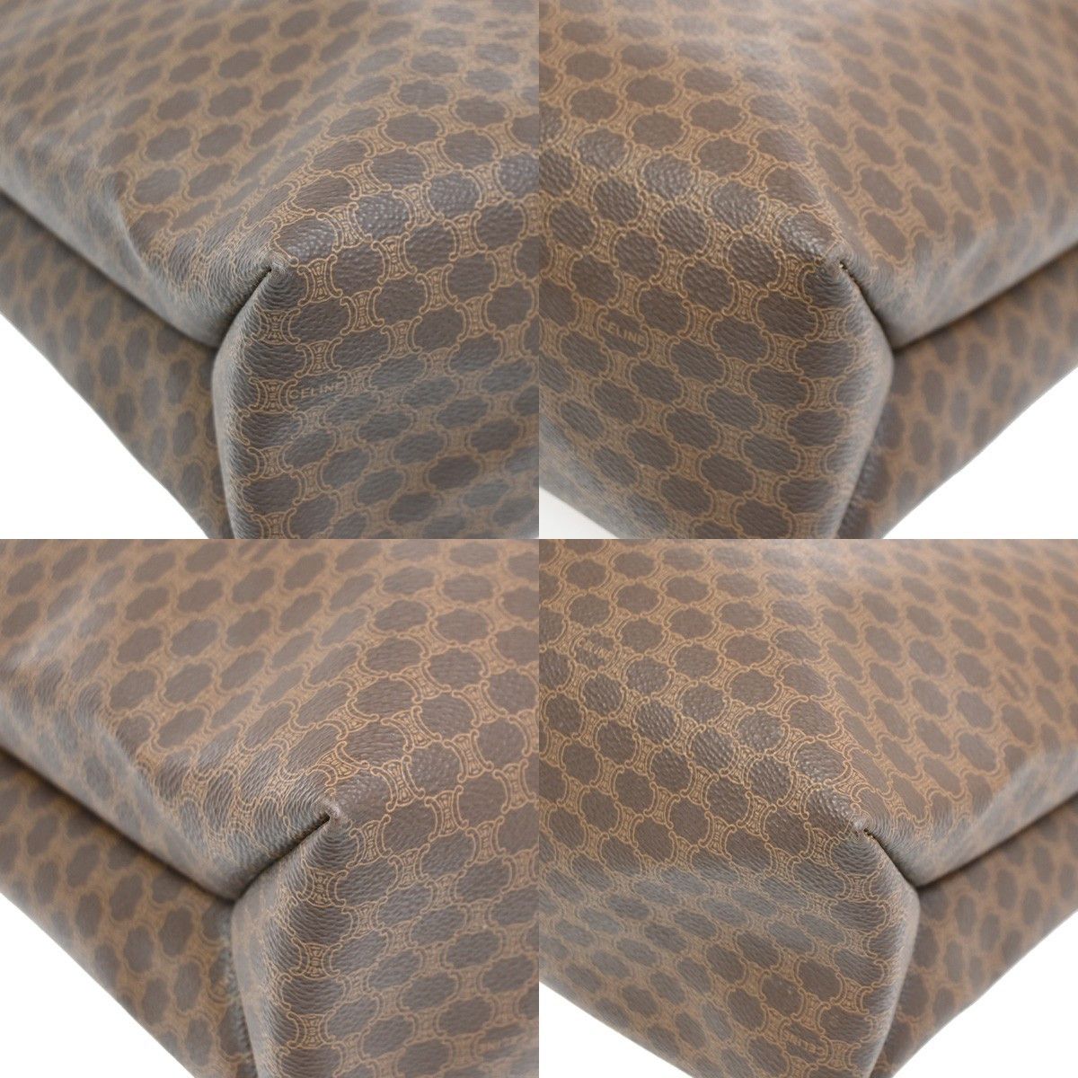 Celine Celine Vintage Macadam Tote bag Canvas and Leather Size ONE SIZE - 8 Thumbnail