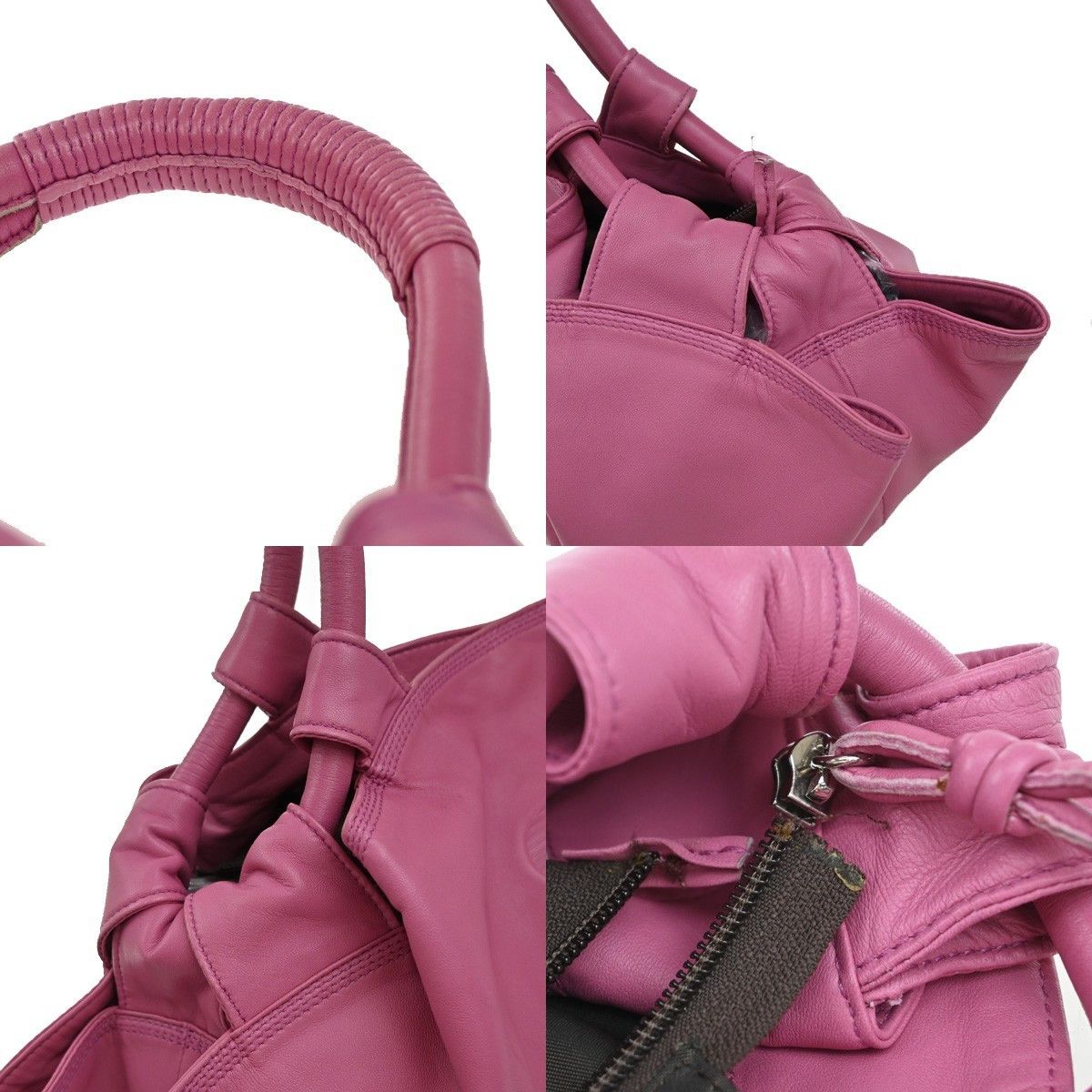 Loewe Loewe Anagram Logo Nappa Aire Hand Bag Leather Size ONE SIZE - 11 Thumbnail