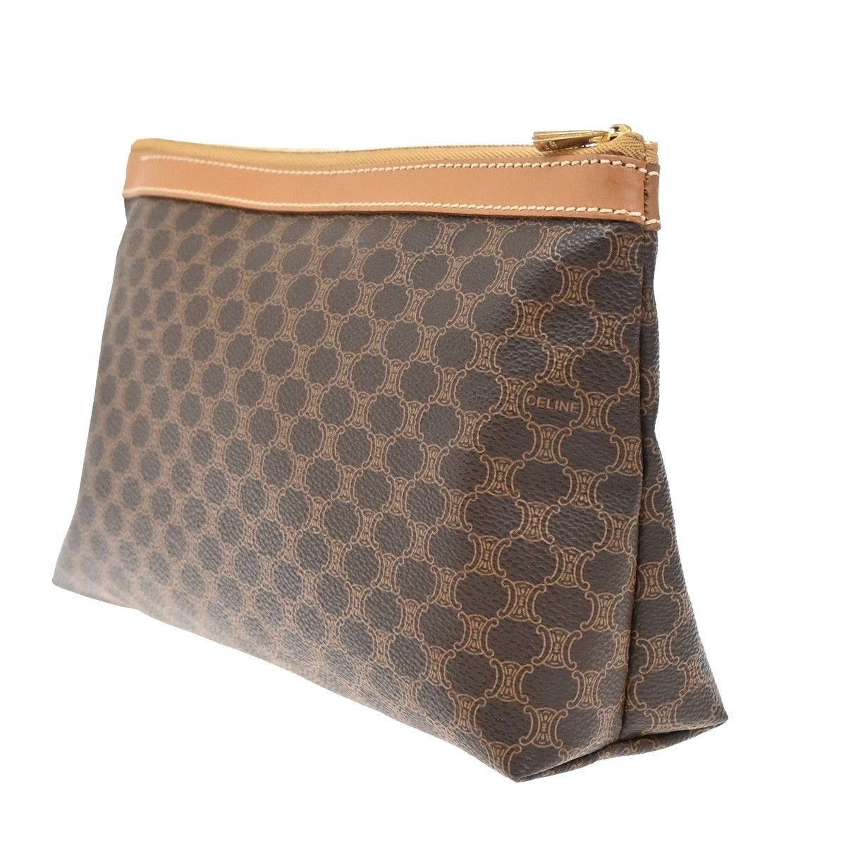 Celine Celine Macadam Pochette Canvas and Leather Size ONE SIZE - 4 Thumbnail