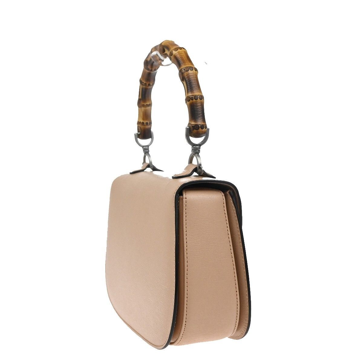 Gucci Gucci Bamboo 1947 Top Handle Bag Leather Size ONE SIZE - 4 Thumbnail