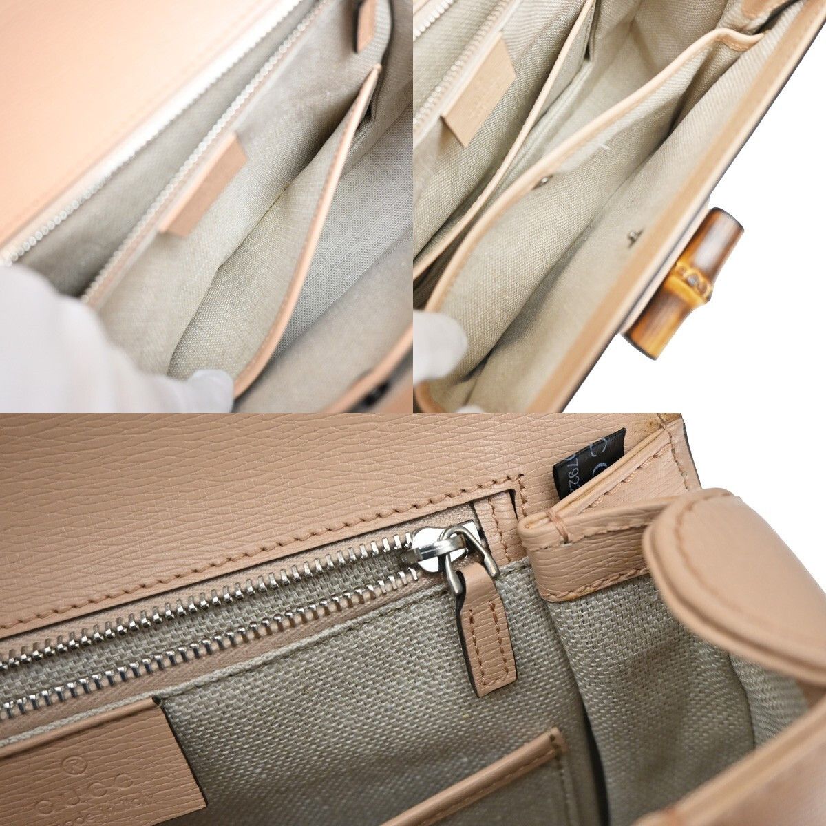 Gucci Gucci Bamboo 1947 Top Handle Bag Leather Size ONE SIZE - 19 Thumbnail