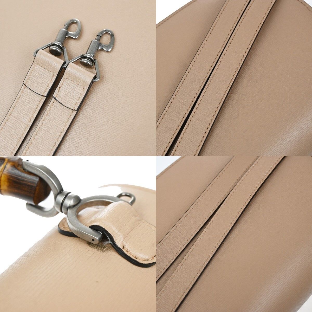 Gucci Gucci Bamboo 1947 Top Handle Bag Leather Size ONE SIZE - 20 Thumbnail