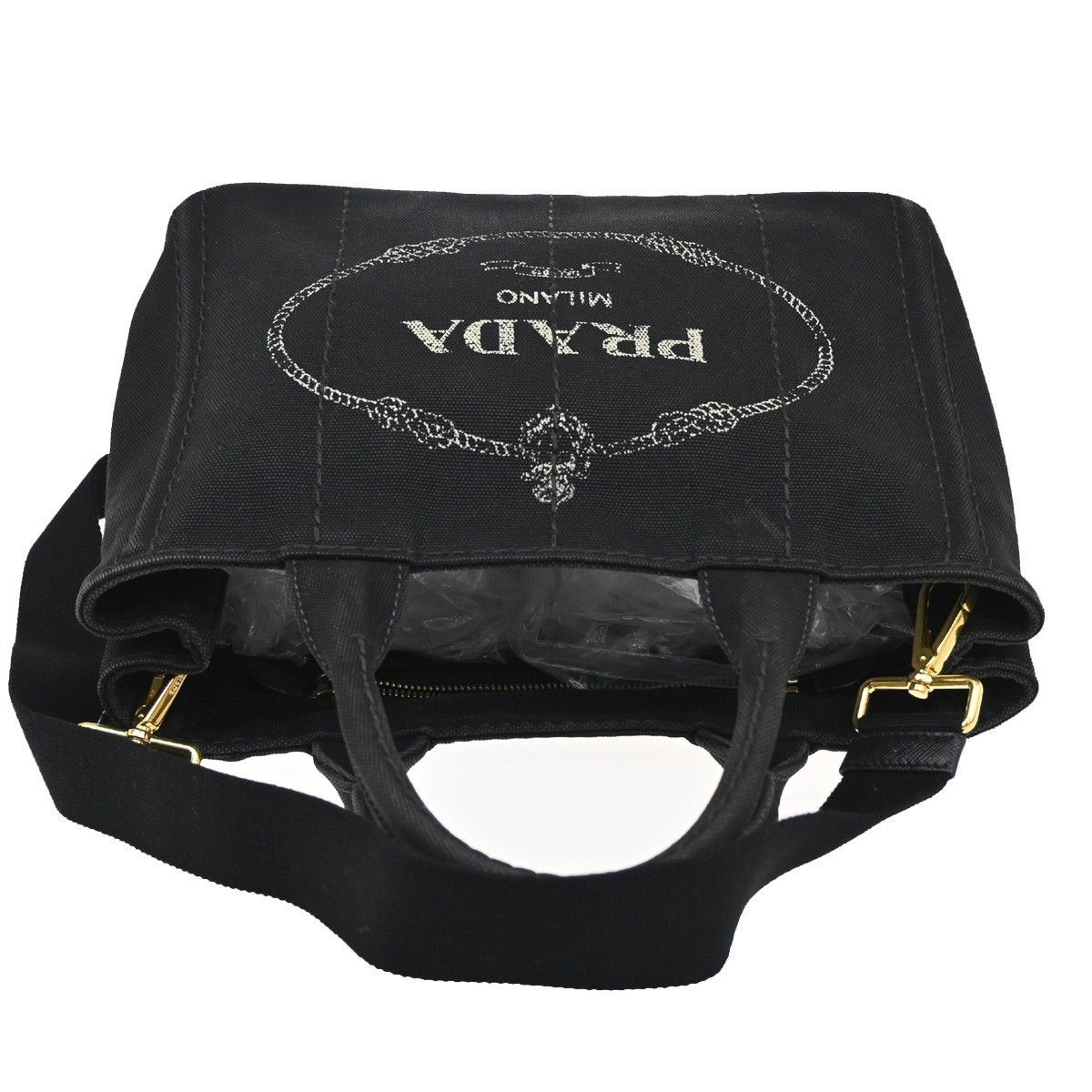Prada Prada Canapa Convertible Tote Canvas Size ONE SIZE - 7 Thumbnail