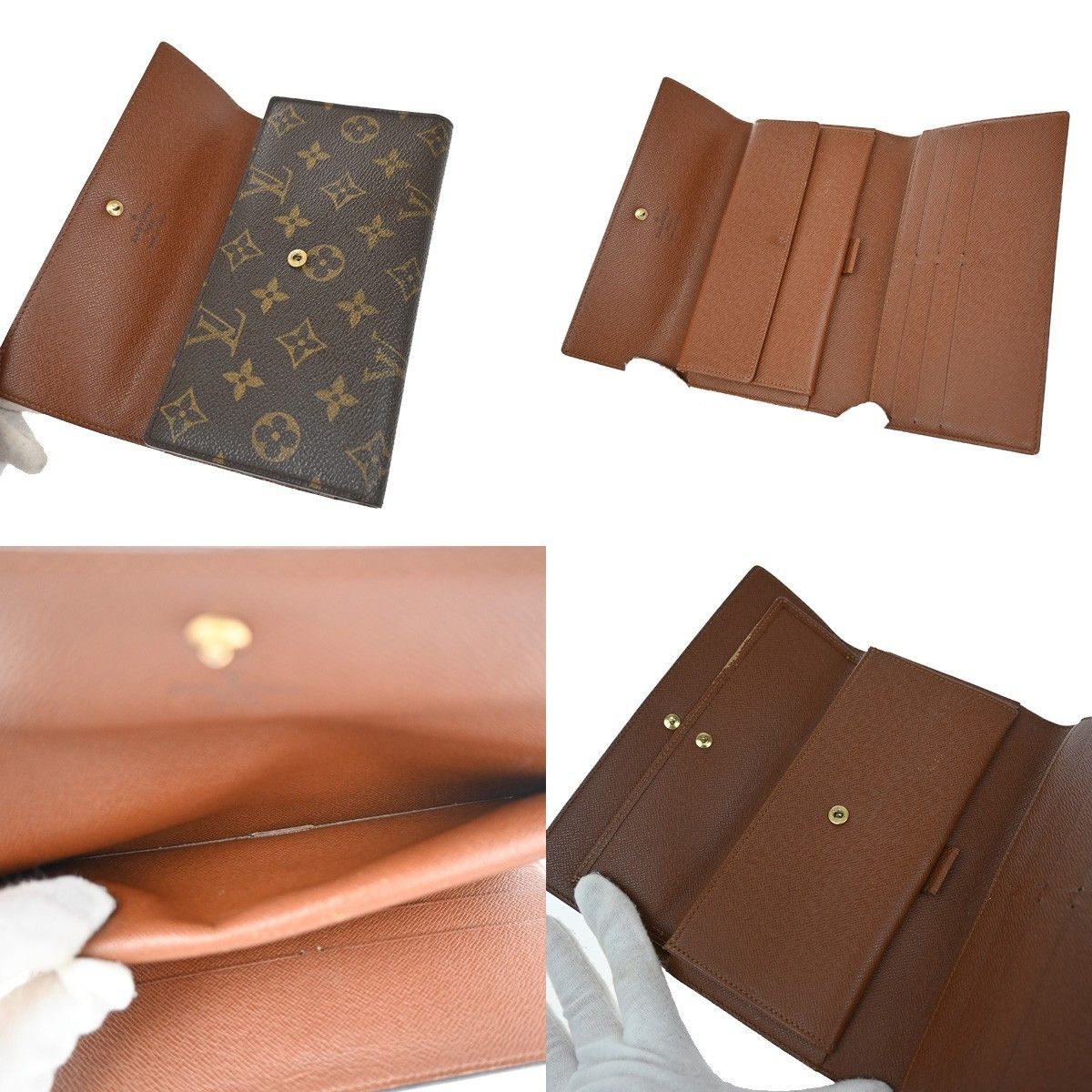 Louis Vuitton Louis Vuitton Vintage Sarah Wallet Monogram Canvas Size ONE SIZE - 11 Thumbnail