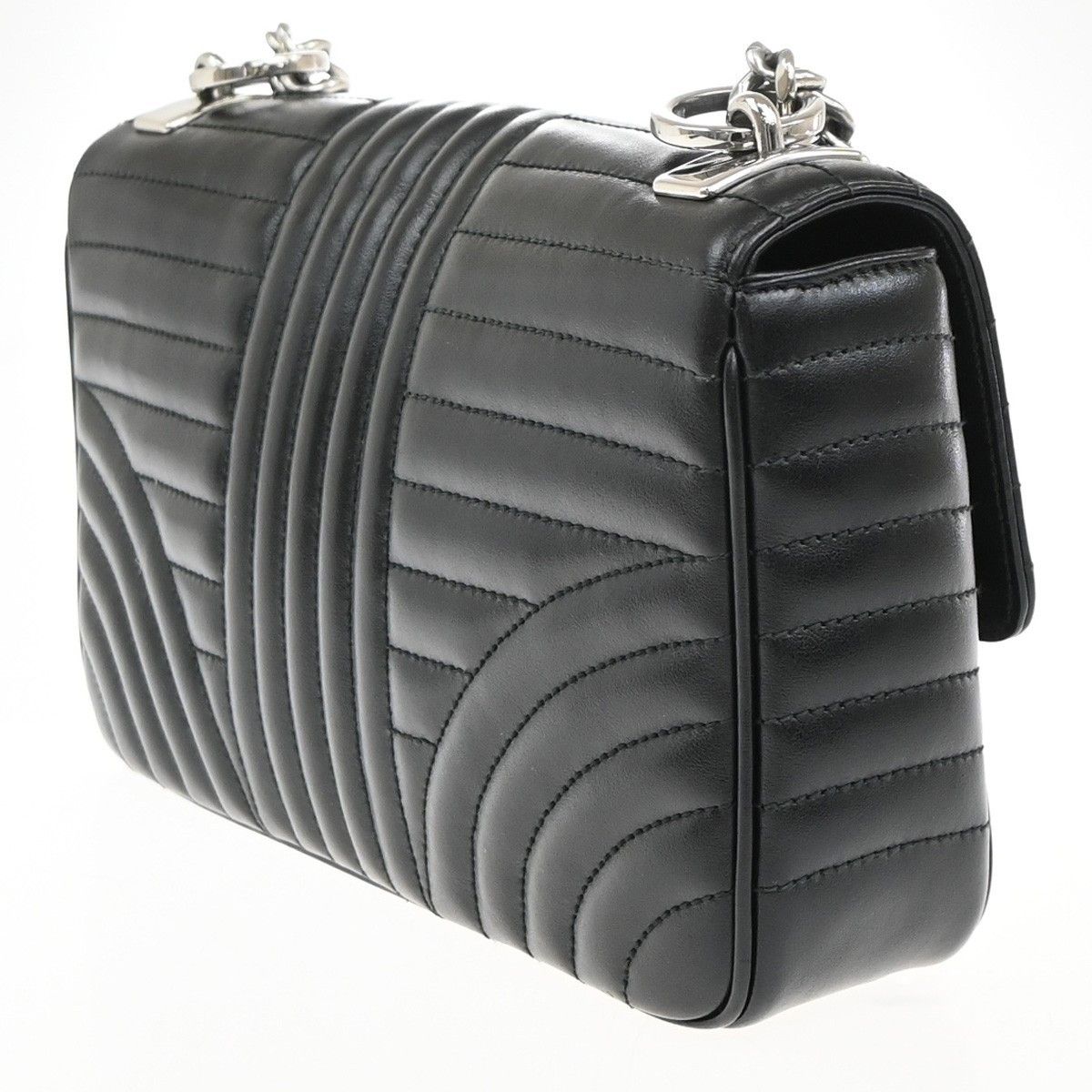 Prada Prada Chain Flap Shoulder Bag Diagramme Quilted Leather Size ONE SIZE - 4 Thumbnail