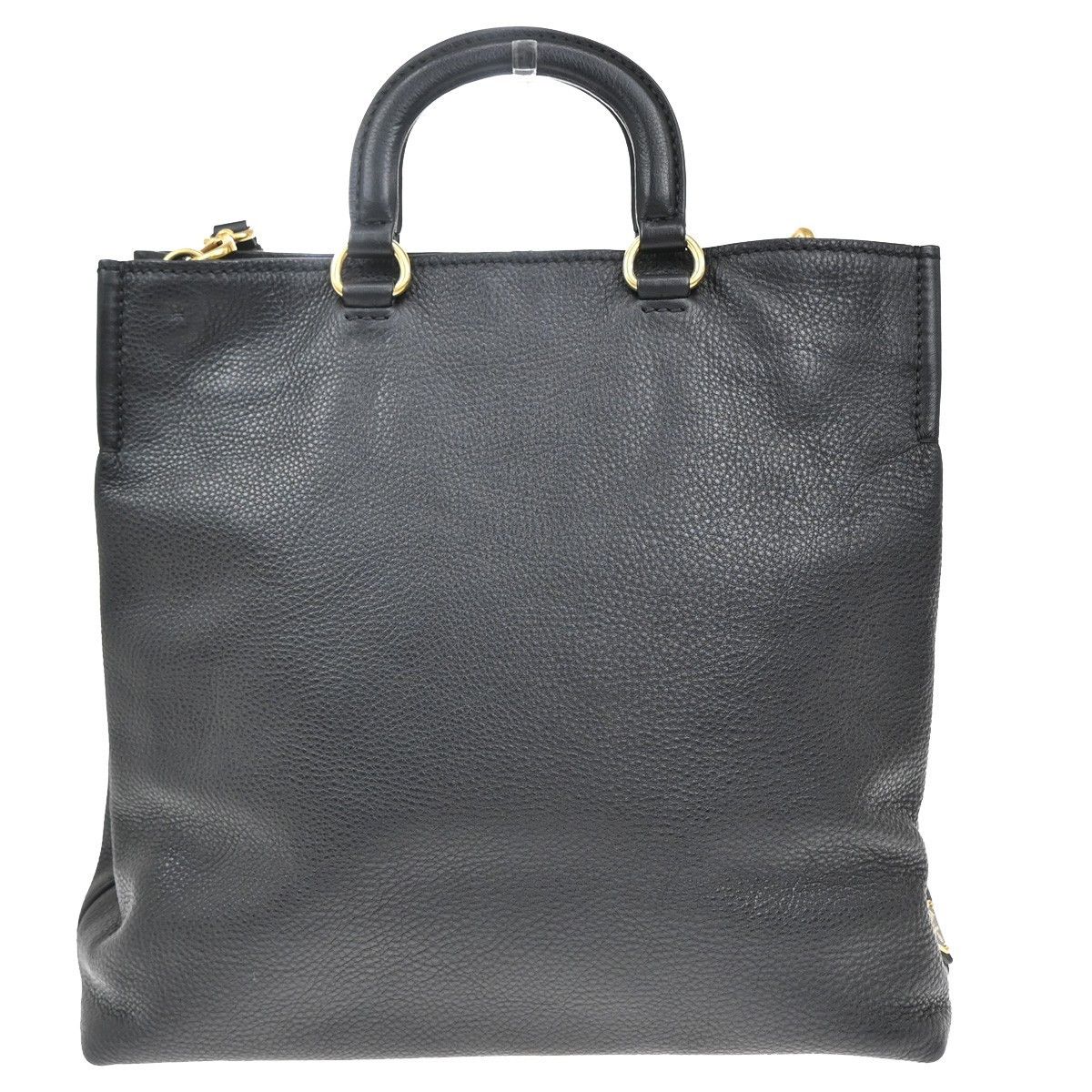 Prada Prada Embossed Logo Convertible Open Tote Vitello Daino Size ONE SIZE - 2 Thumbnail