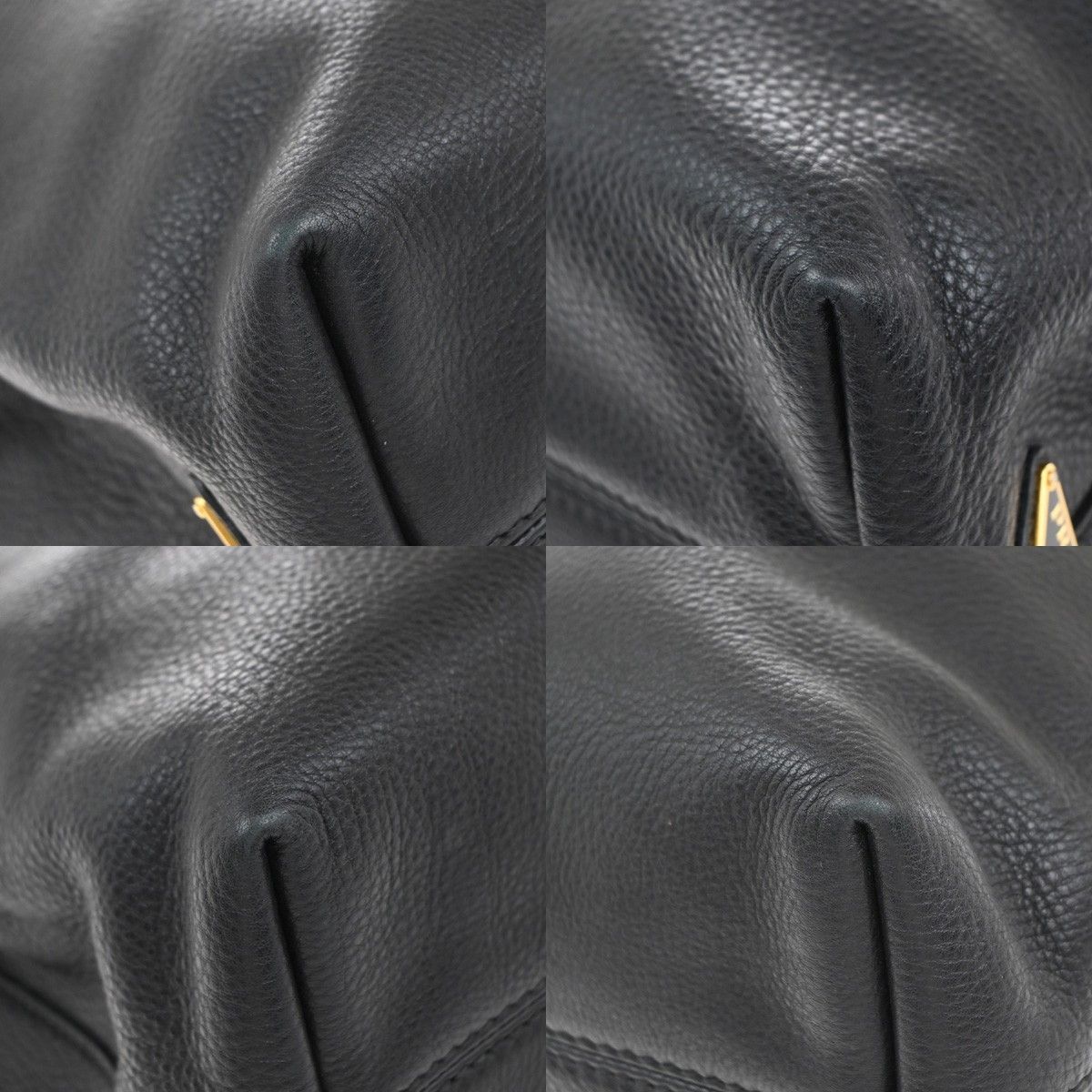 Prada Prada Embossed Logo Convertible Open Tote Vitello Daino Size ONE SIZE - 9 Thumbnail