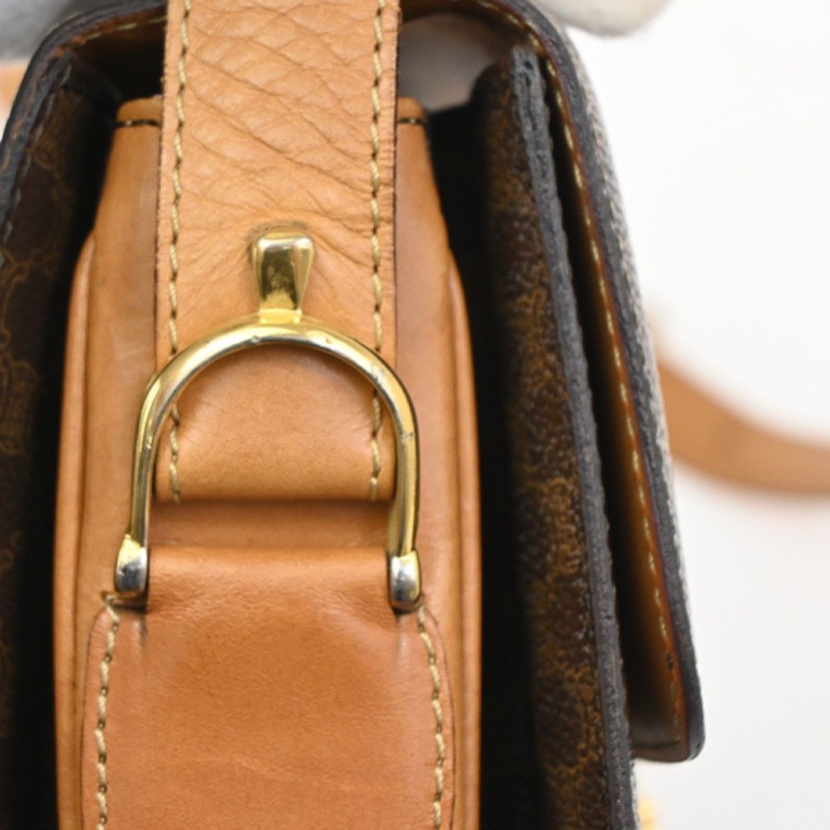Celine Celine Vintage Horse Carriage Macadam Shoulder Bag Canvas Size ONE SIZE - 12 Thumbnail