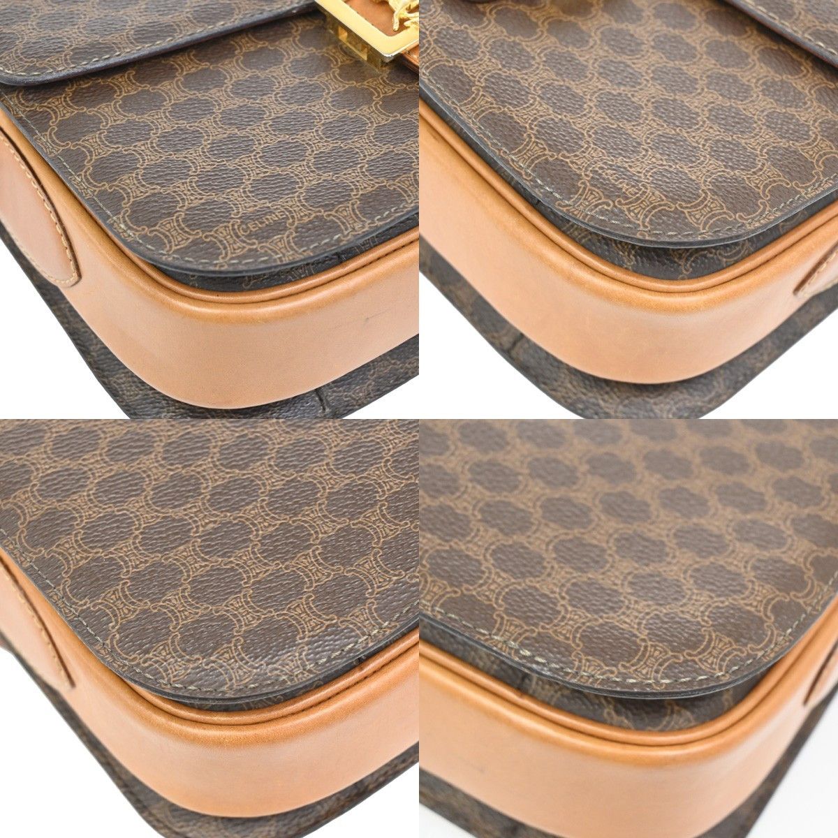 Celine Celine Vintage Horse Carriage Macadam Shoulder Bag Canvas Size ONE SIZE - 8 Thumbnail