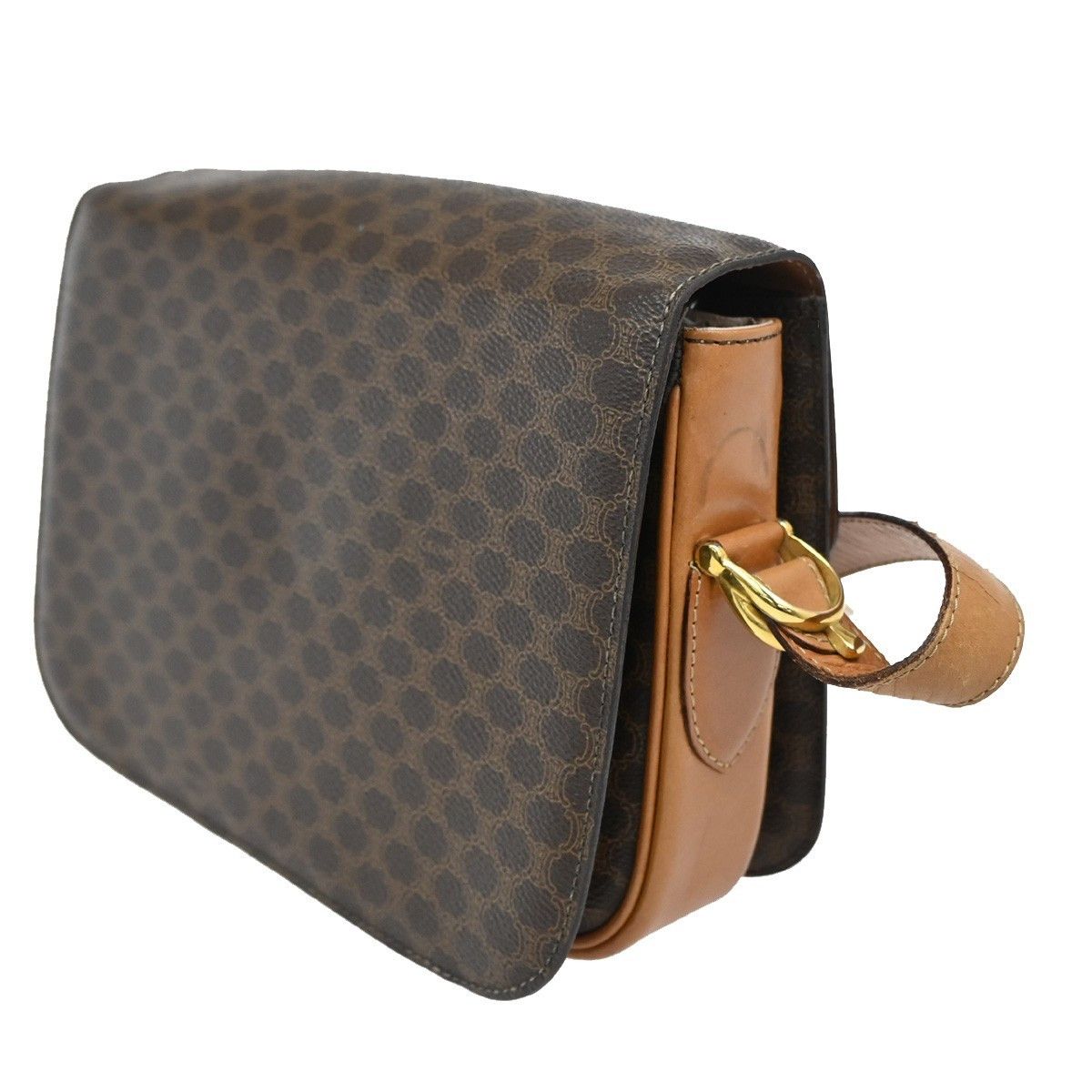 Celine Celine Vintage Horse Carriage Macadam Shoulder Bag Canvas Size ONE SIZE - 4 Thumbnail