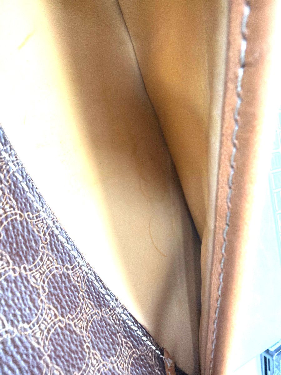 Celine Celine Vintage Macadam Handbag Canvas and Leather Size ONE SIZE - 16 Thumbnail