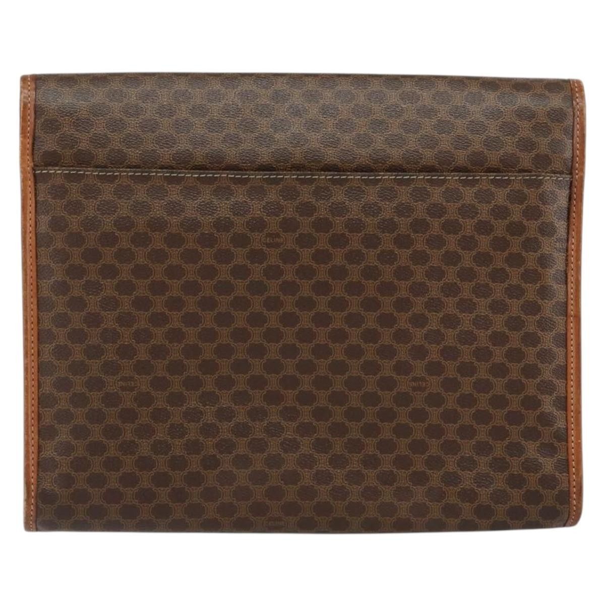 Celine Celine Macadam Pochette Canvas and Leather Size ONE SIZE - 2 Thumbnail