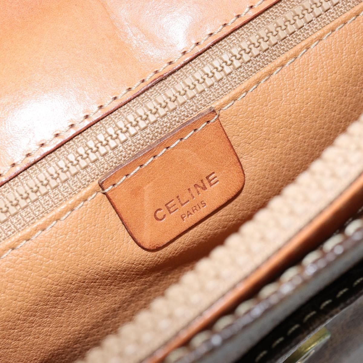 Celine Celine Macadam Pochette Canvas and Leather Size ONE SIZE - 6 Thumbnail