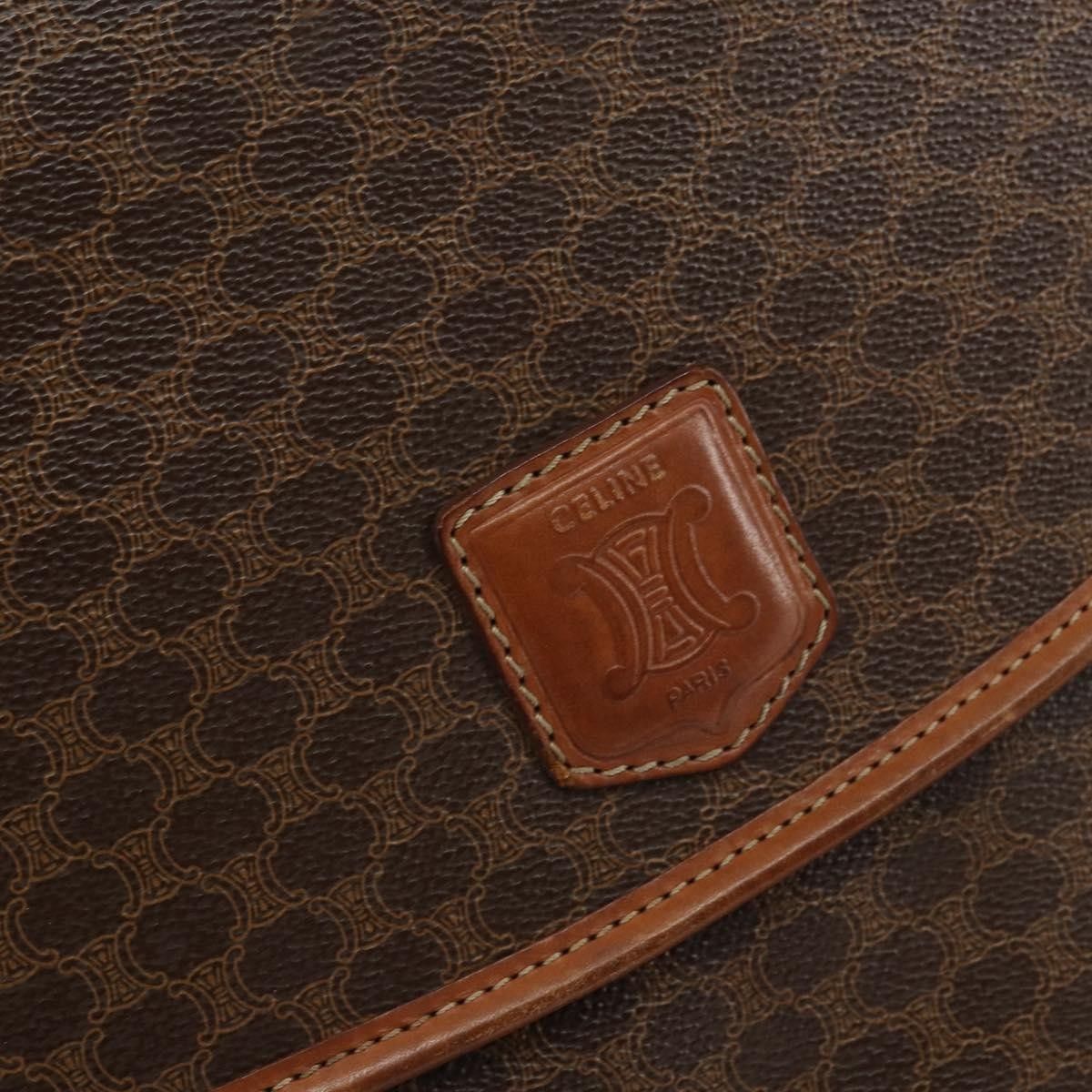Celine Celine Macadam Pochette Canvas and Leather Size ONE SIZE - 18 Thumbnail