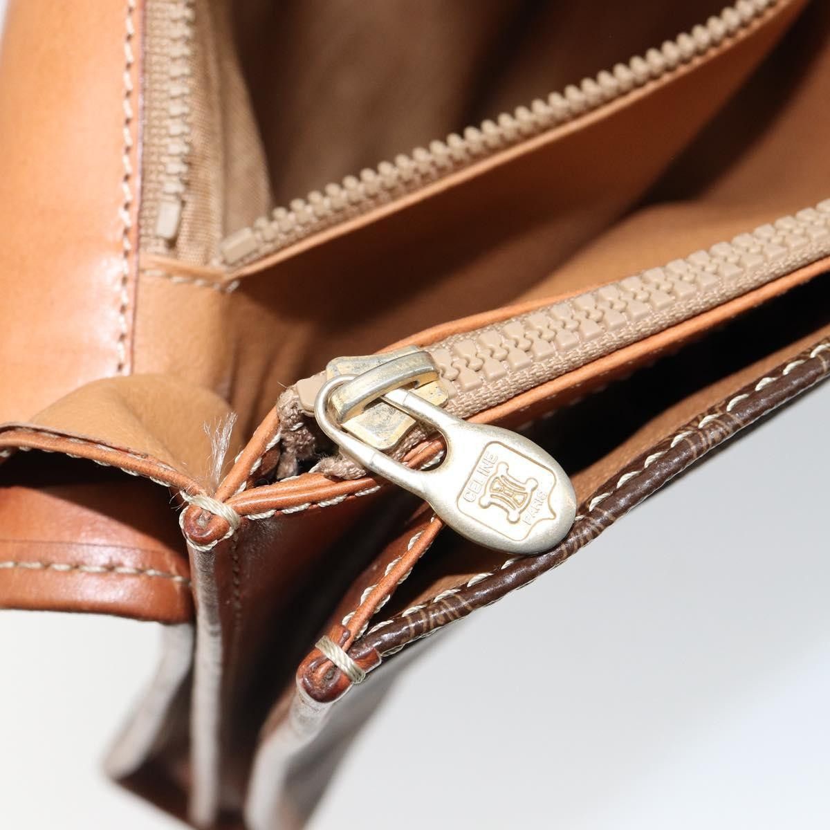 Celine Celine Macadam Pochette Canvas and Leather Size ONE SIZE - 15 Thumbnail