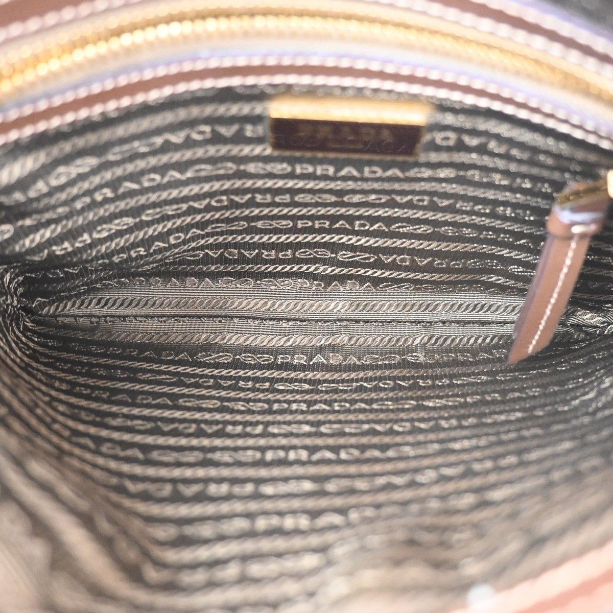 Prada Prada Logo Double Zip Crossbody Bag Canvas Size ONE SIZE - 5 Thumbnail
