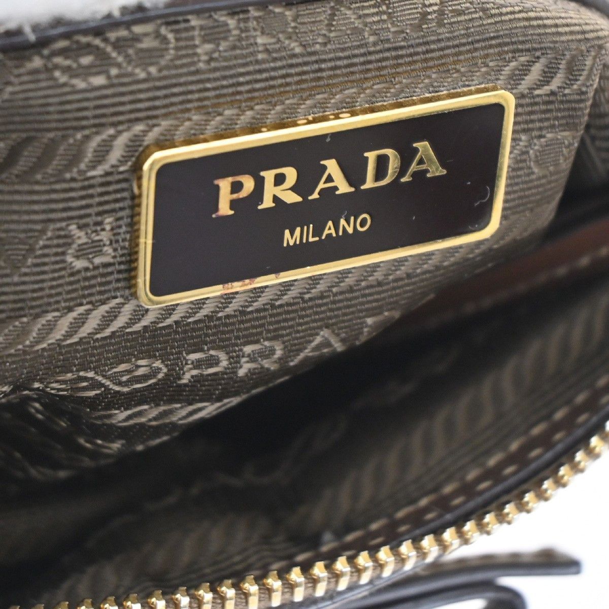 Prada Prada Logo Double Zip Crossbody Bag Canvas Size ONE SIZE - 15 Thumbnail