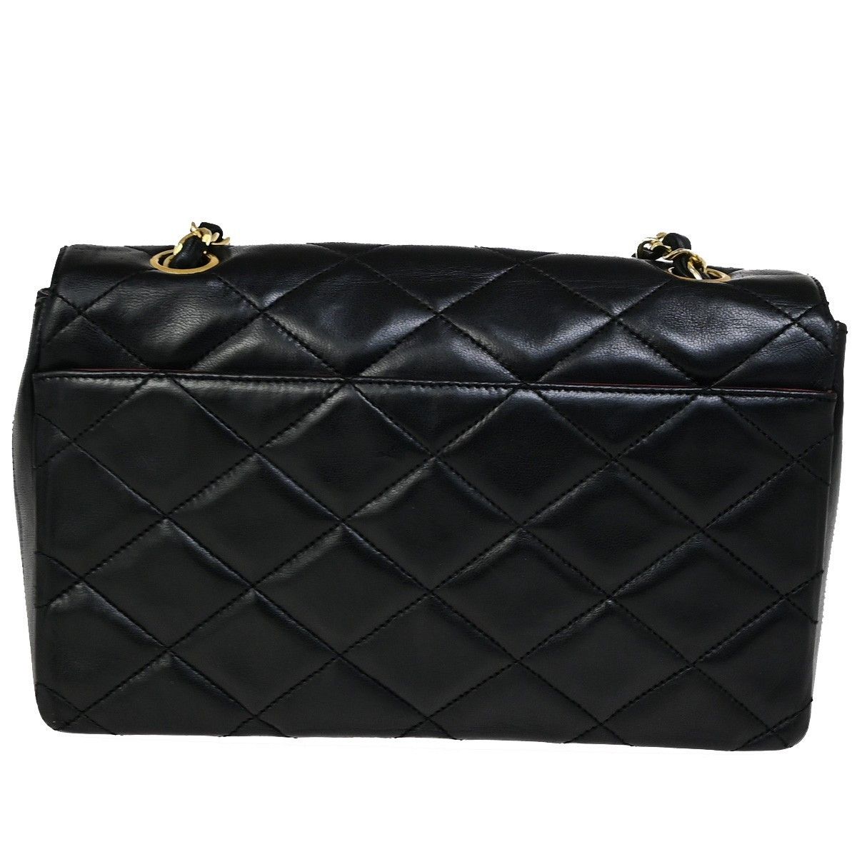 Chanel Chanel Vintage CC Chain Flap Bag Quilted Lambskin Size ONE SIZE - 2 Thumbnail